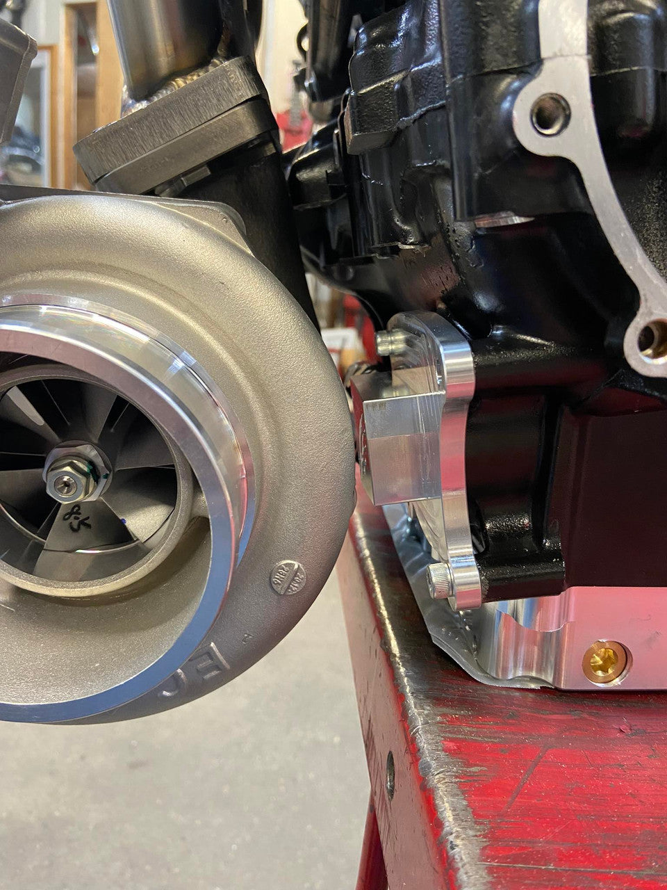 Kawasaki ZX14 Remote Oil Filter Mount