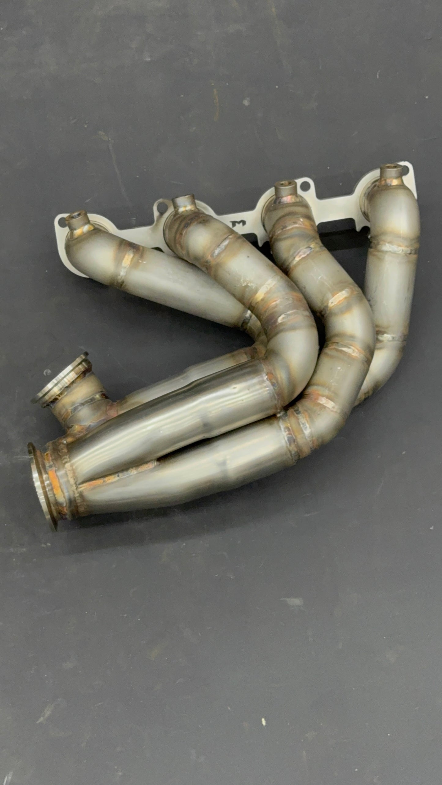 Suzuki Hayabusa Pro-One Side Mount Turbo Header (321 Stainless).