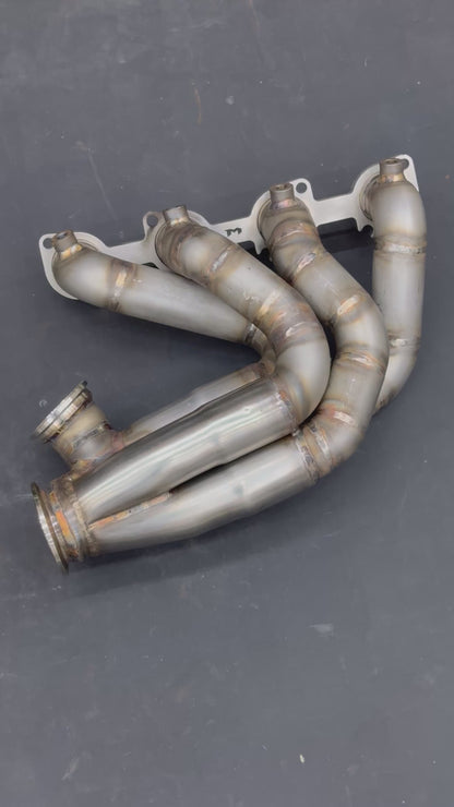 Suzuki Hayabusa Pro-One Side Mount Turbo Header (321 Stainless).