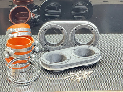 Kawasaki ZX14-ZX14R frame to throttle bodies spigots