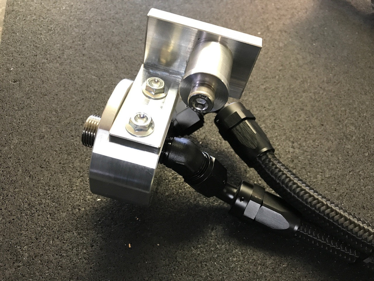 Kawasaki ZX14 Remote Oil Filter Mount